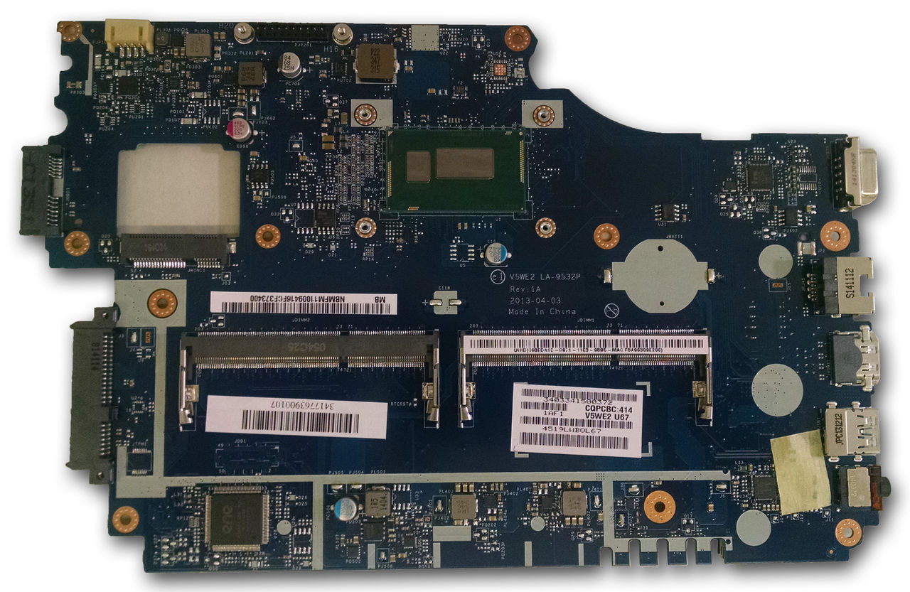 Acer Aspire E1-532 E1-532P Motherboard Intel 2955U V5WE2 LA-9532